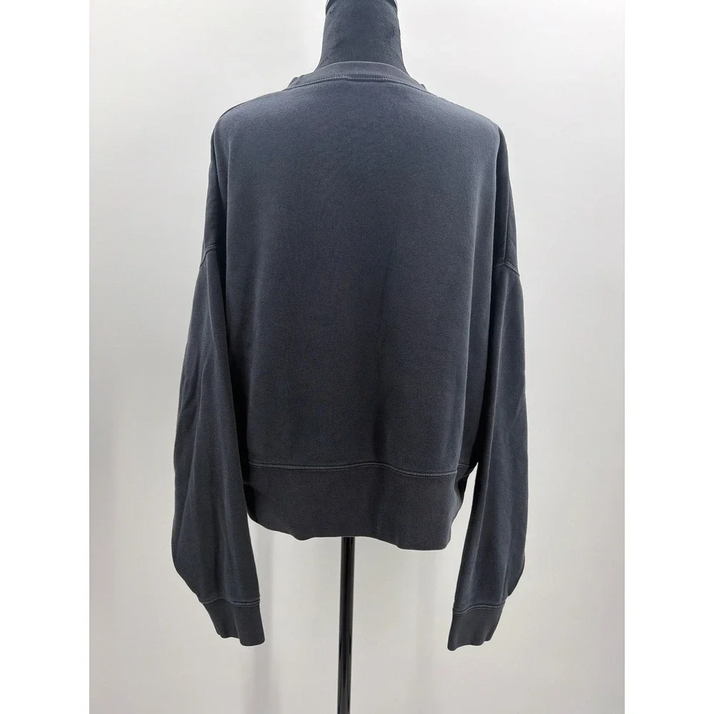 Nike Sportswear Essential Fleece Crewneck Sweatshirt Black CK0168-010 Womens M